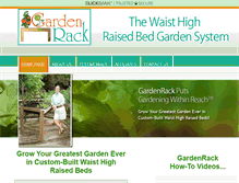Tablet Screenshot of garden-rack.com